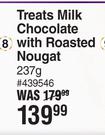 Sally Williams Treats Milk Chocolate With Roasted Nougat-237g