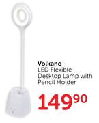 Volkano LED Flexible Desktop Lamp With Pencil Holder