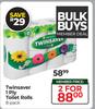 Twinsaver 1 Ply Toilet Rolls (8 Pack)-For 2 