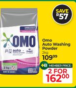 Omo Auto Washing Powder-For 2 x 2kg