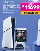 PS5 Slim Disc Edition EA Sports FC26 Voucher Bundle (850037300)