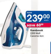 Kambrook 2200 watt Ceramic Iron-Each