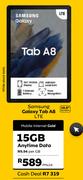 Samsung Galaxy Tab A8 LTE (10.5" Screen)