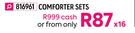 Ashlyn Basic 3 Piece Comforter Sets (Double)