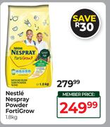Nestle Nespray Powder Fortigrow-1.8kg