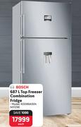 Bosch 687L Top Freezer Combination Fridge KDD86AI304 