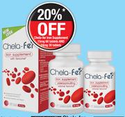 Chela-Fer 15mg Iron Supplement-60 Tablets