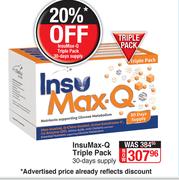 InsuMax-Q Triple Pack (30 Days Supply)