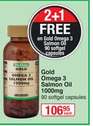 Dis-Chem Gold Omega 3 Salmon Oil 1000 mg-90 Softgel Capsules
