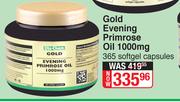 Dis-Chem Gold Evening Primrose Oil 1000 mg-365 Softgel Capsules