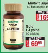 Dis-Chem Gold L-Lysine (60 Tablets)