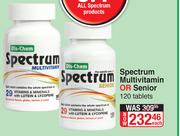 Dis-Chem Spectrum Multivitamin Or Senior (120 Tablets)-Each