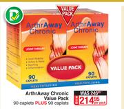 Arthr Away Chronic Value Pack (90 Caplets Plus 90 Caplets)-Per Pack