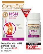OsteoEze With MSM Banded Pack (90 Capsules Plus 30 Capsules)-Per Pack