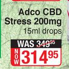 Adco CBD Stress 200mg Drops-15ml