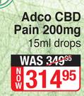 Adco CBD Pain 200mg Drops-15ml