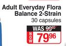 ProbiFlora Adult Everyday Flora Balance 2 Strain-30 Capsules