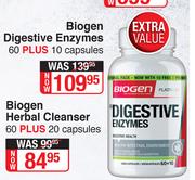 Biogen Digestive Enzymes (60 Plus 10 Capsules)