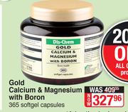 Dis-Chem Gold Calcium & Magnesium With Boron-365 Softgel Capsules