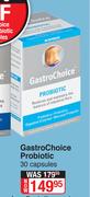 Gastro Choice Probiotic-30 Capsules