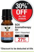 SOil Aromatherapy Oil Assorted-10ml Each