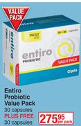 Entiro Probiotic Value Pack (30 Capsules Plus Free 30 Capsules)-Per Pack