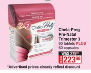 Chela-Preg Pre Natal Trimester 3-60 Tablets Plus 60 Capsules