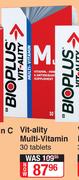 Bioplus Vit-Ality Multi Vitamin-30 Tablets