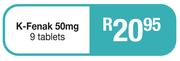K-Fenak 50mg-9 Tablets