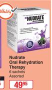 Nudrate Oral Rehydration Therapy-6 Sachets Assorted