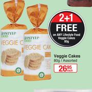 Veggie Cakes Assorted-80g Each