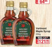Vertmont Maple Syrup-250g Each