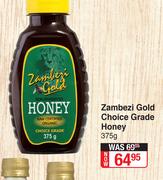 Zambezi Gold Choice Grade Honey-375g