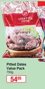 Lifestyle Food Pitted Dates Value Pack-750g