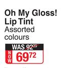 Rimmel Oh My Gloss! Lip Tint (Assorted Colours)