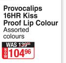 Rimmel Provocalips 16HR Kiss Proof Lip Colour (Assorted Colours)