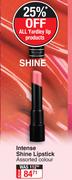 Yardley Intense Shine Lipstick (Assorted Colours)
