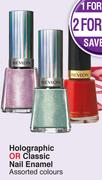 Revlon Holographic Or Classic Nail Enamel (Assorted Colours)-For Any 1