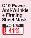 Nivea 10 Power Anti Wrinkle + Firming Sheet Mask-Each