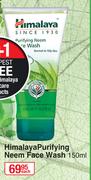 Himalaya Purifying Neem Face Wash-150ml Each
