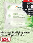 Himalaya Purifying Neem Facial Wipes-25 Wipes Each