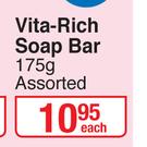 Johnson's Vita Rich Soap Bar Assorted-175g Each