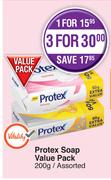 Protex Soap Value Pack Assorted-3 x 200g