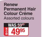 Renew Permanent Hair Colour Creme