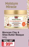 African Pride Moisture Miracle Morocan Clay & Shea Butter Masque-340g 