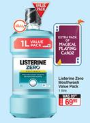 Listerine Zero Mouthwash Value Pack-1Ltr