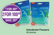 Dentalmate Interdental Flossers-For 1 x 90 Pieces