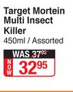 Target Mortein Multi Insect Killer Assorted-450ml