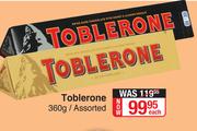 Toblerone Assorted-360g Each