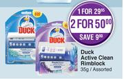 Duck Active Clean Rimblock Assorted-For 2 x 35g